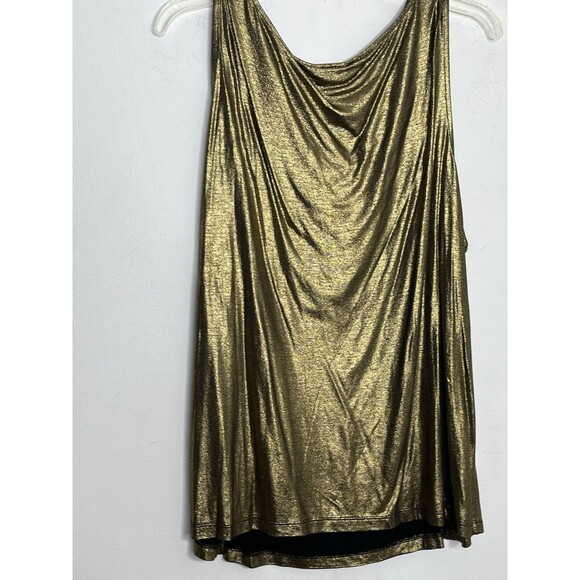 Chico's NWT Waterfall Metallic Bronze Cascade Top 3 XL (11) - Picture 14 of 15